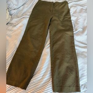 Zara Olive Green Trousers